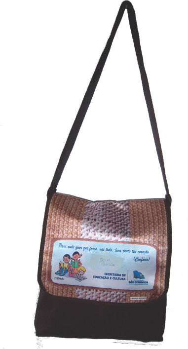 BOLSA DOM BOSCO — brinde personalizado da Cátia Brindes