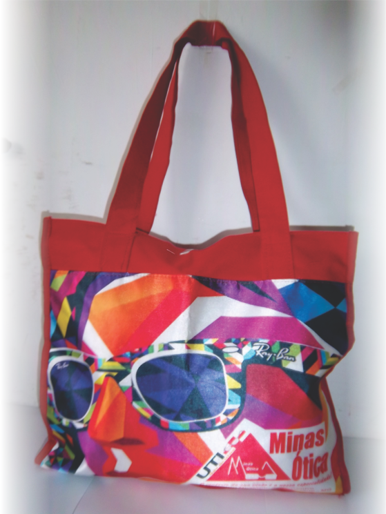 BOLSA SURREAL — brinde personalizado da Cátia Brindes