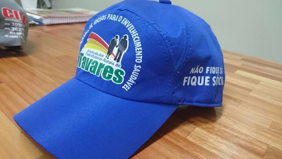 BONÉ AMERICANO SILKADO — brinde personalizado da Cátia Brindes
