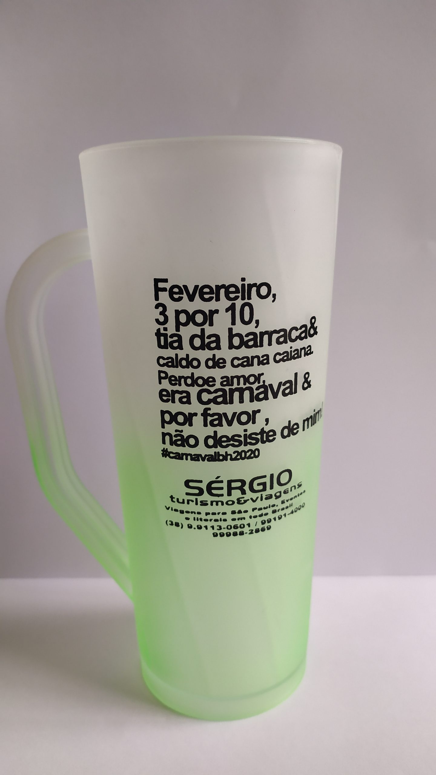 Caneca Long Drink — brinde personalizado da Cátia Brindes