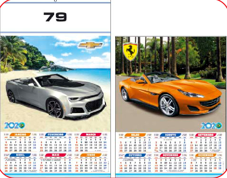 FOLHINHA ANUAL MODELO 79 — brinde personalizado da Cátia Brindes