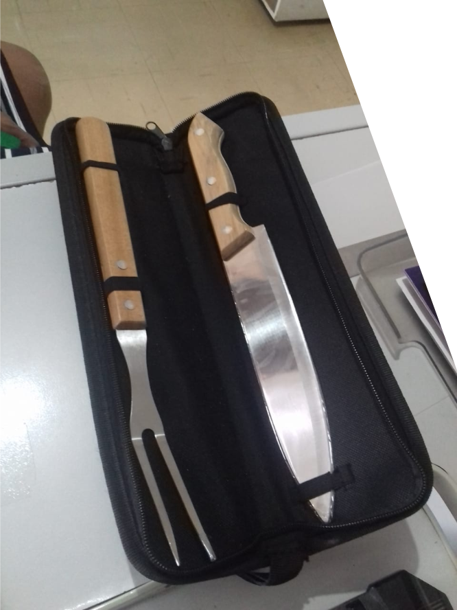 KIT CHURRASCO — brinde personalizado da Cátia Brindes
