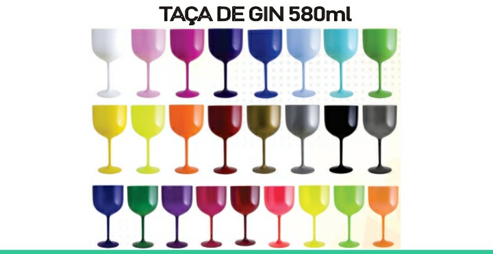 Taça de Gin – 580ml — brinde personalizado da Cátia Brindes